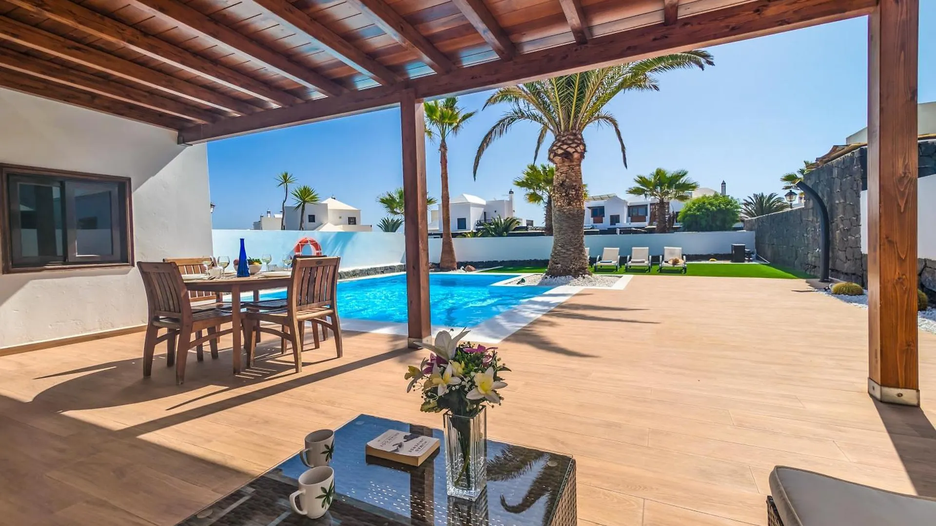 Villa Axular With Heated Private Pool Playa Blanca  Spain